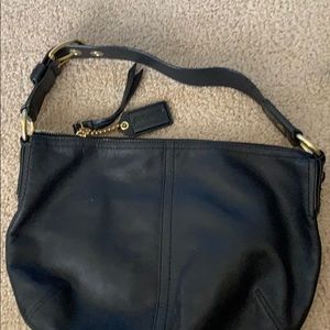Coach leather hobo bag